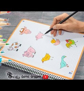 Dibujos de animales en cuadrícula: ¡Haz tus propias creaciones!